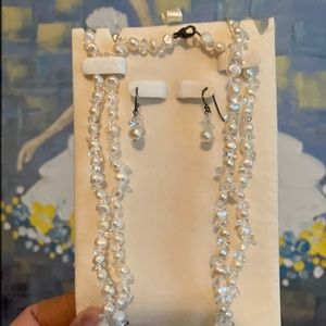 Pearl Necklace And Earrings! - image 1